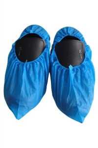 SKMG003 Online Order One-Time Dust-Free Shoe Cover Supplier with Dust-proof Anti-skid Design and Adjustable Elasticity back view